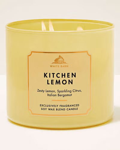 White Barn Kitchen Lemon 3-Wick Candle